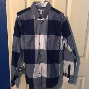 Plaid dress shirt